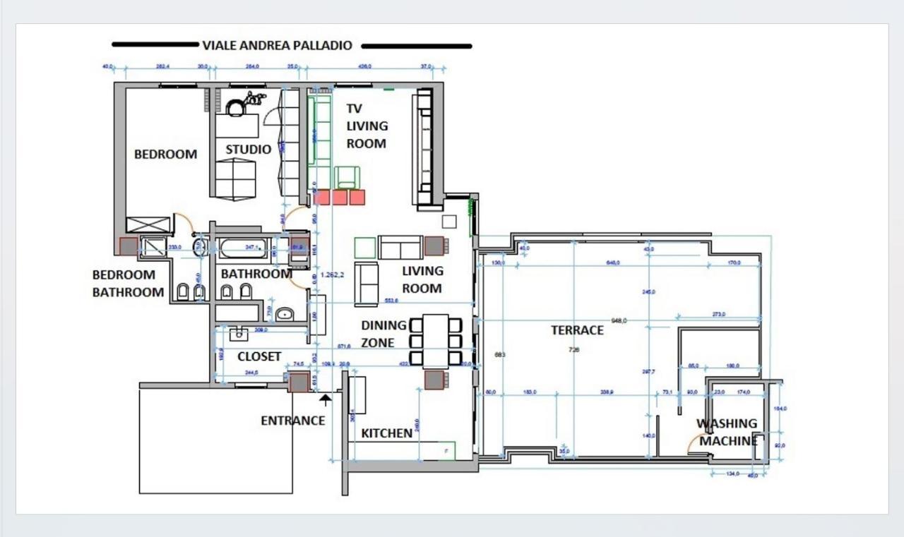 Palladio 20 Loft And Terrace Apartman Verona Kültér fotó